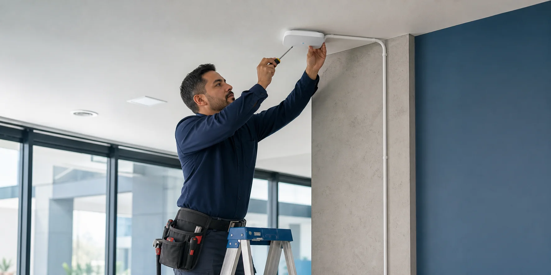 Instalación profesional de un punto de acceso inalámbrico